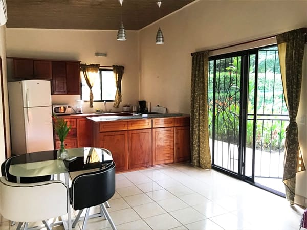 casa mango kitchen and living room