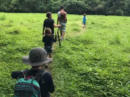 Family Hiking near Nosara family hiking nosara