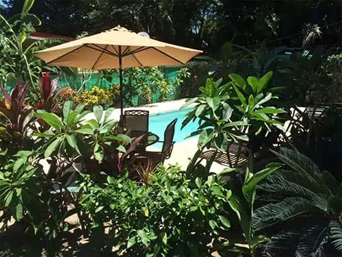 Pool View aloha nosara rentals