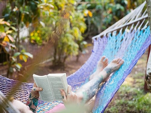 Chilling after surfing aloha surf nosara vacation rentals