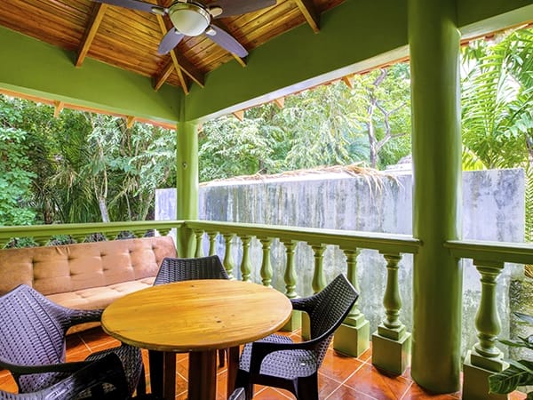 Casa Aloha Balcony private vacation houses guiones beach