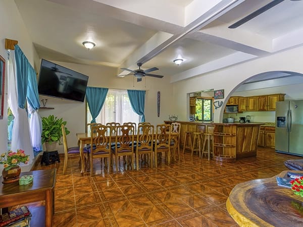 Casa Aloha Dining Area casa aloha nosara