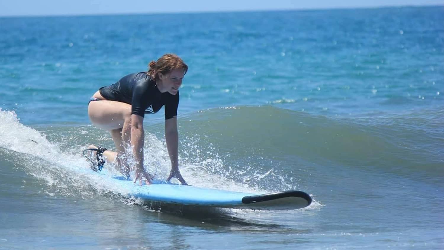 Surfing in Samara Beach