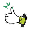 Thumbs up thumb up icon intercultura costa rica