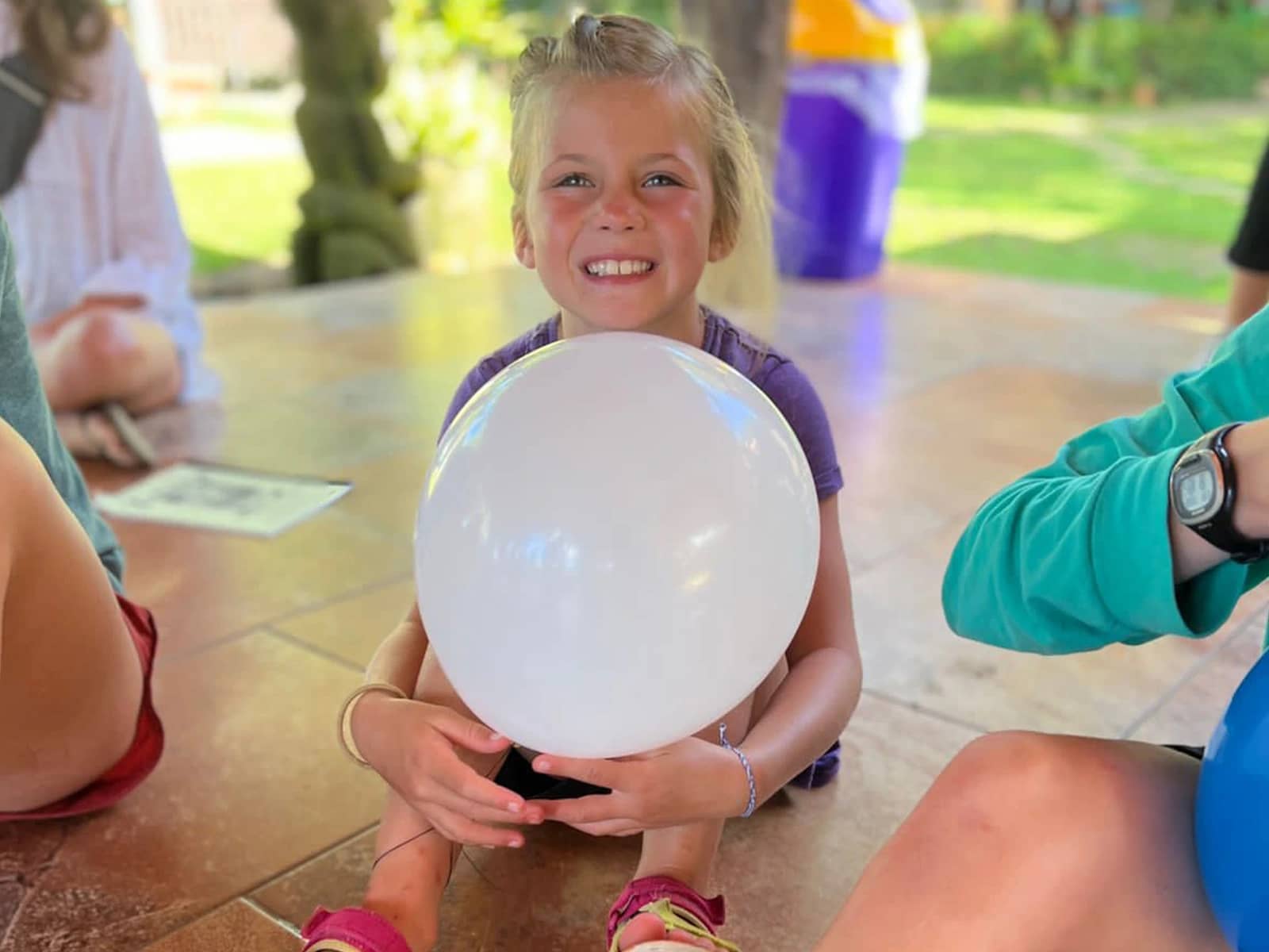 Kids enjoying their Spanish learning activites – Samara Beach Campus