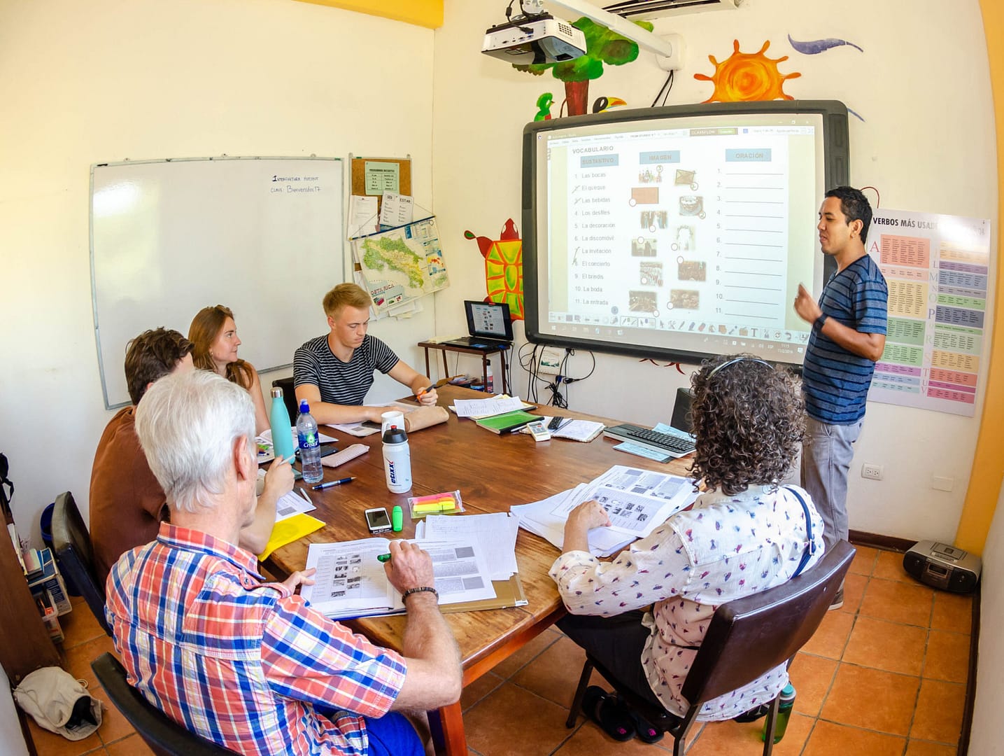 cours d'immersion en espagnol pour adultes