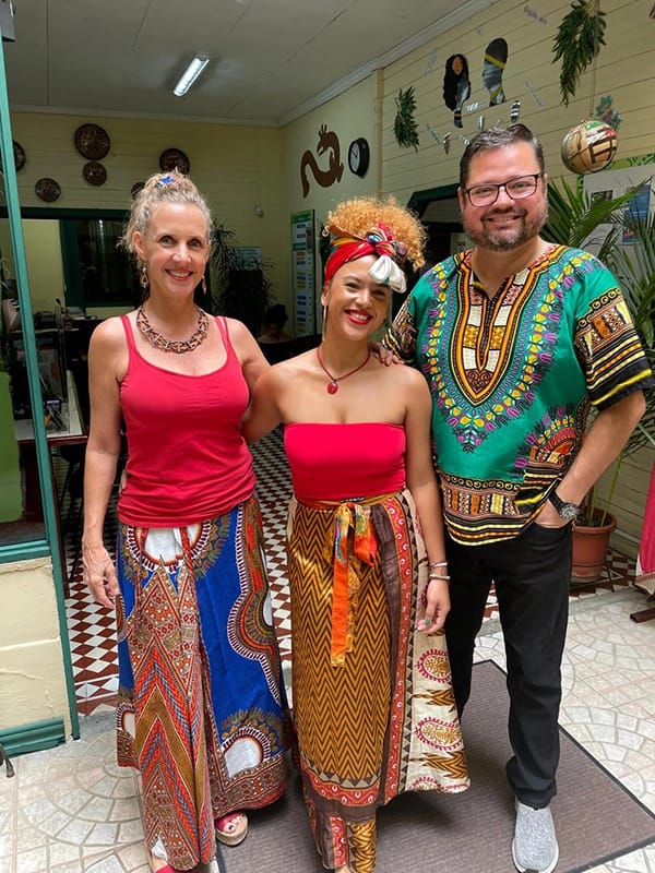 Founding Director Laura on the left laura ellington intercultura costa rica