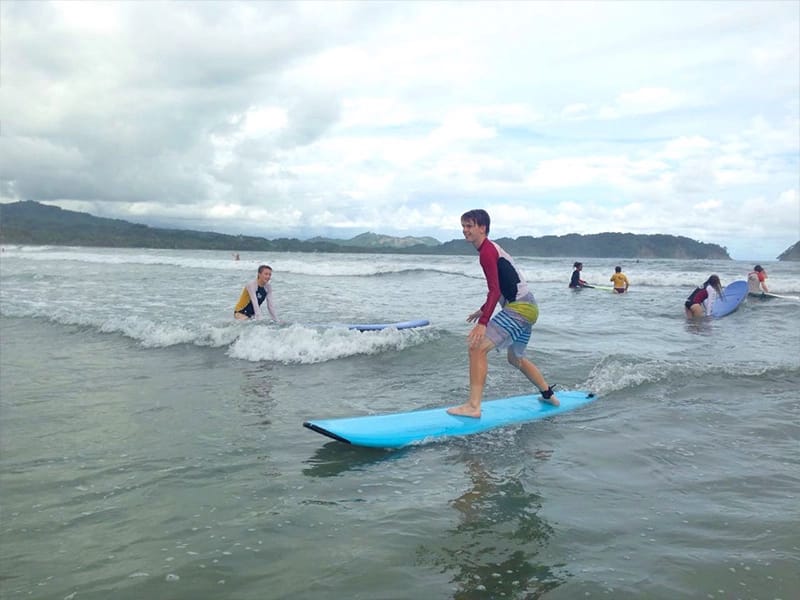 study spanish and surf in costa rica"
